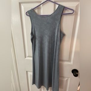 Blue Women’s Dress (v back)